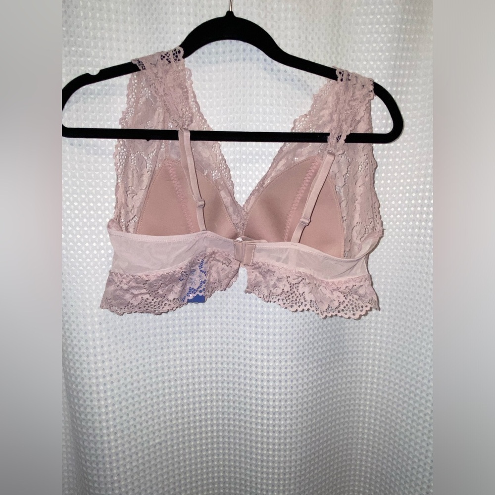 Blumind soft pink stretchy Lace bralette size XL NWT - Picture 9 of 11